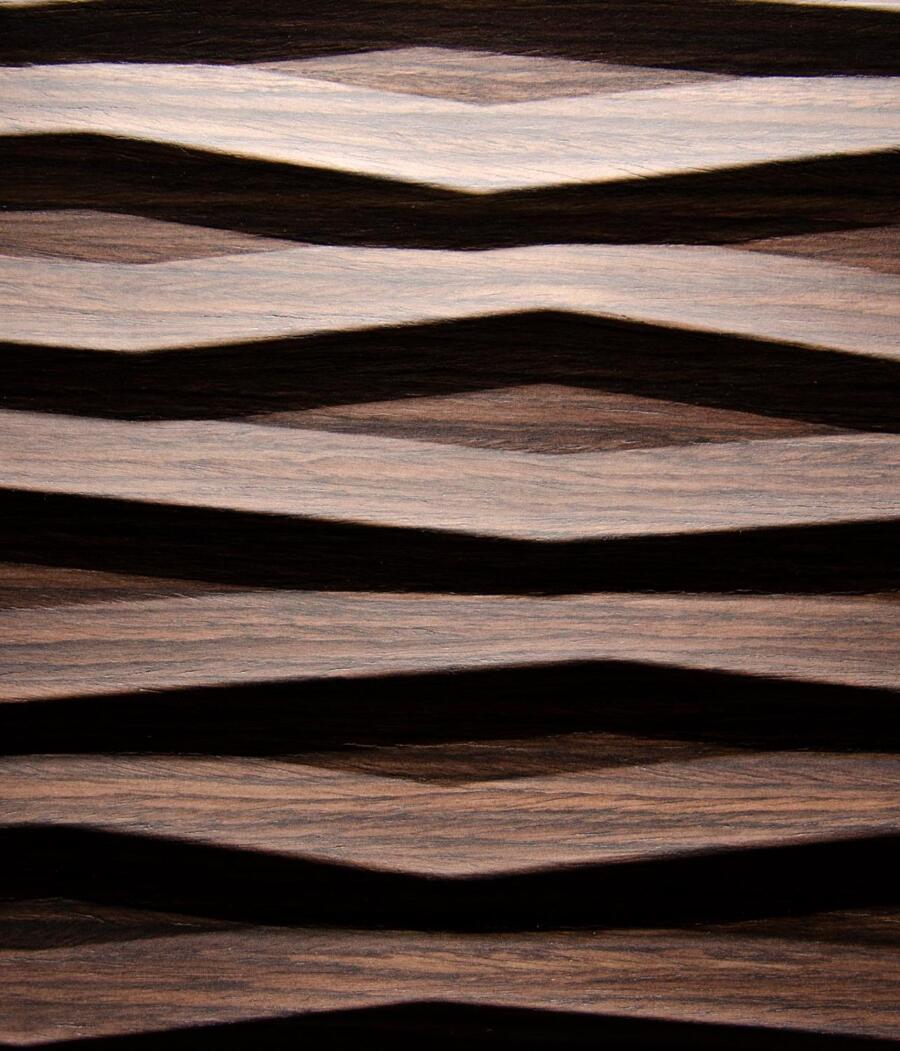 Tragni Holz in Form 2369 FLAME Rovere cioccolato